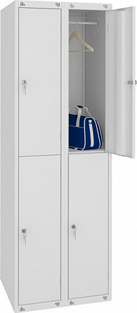 Металлический шкаф для одежды ШМ-24 (400)